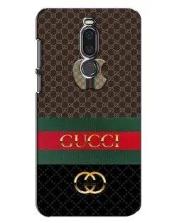 Чехол для Meizu X8 с картинкой «Gucci — брендированный десерт»
