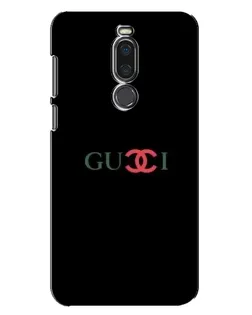Чехол для Meizu X8 с картинкой «Gucci — красный градиент»
