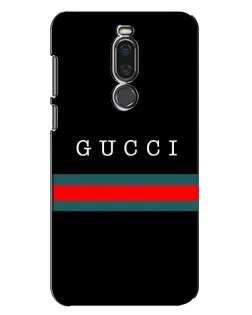 Чехол для Meizu X8 с картинкой «Gucci — красный пояс»