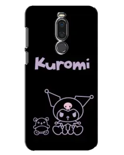 Чехол для Meizu X8 с картинкой «Kuromi — черный минимализм» Чехол для Meizu X8 с картинкой «Kuromi — черный минимализм»
