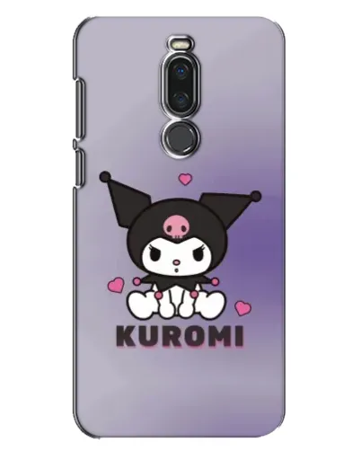Чехол для Meizu X8 с картинкой «Kuromi — фиолетовый арт»
