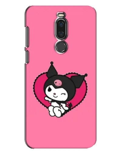 Чехол для Meizu X8 с картинкой «Kuromi — любовь в сердце»