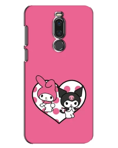 Чехол для Meizu X8 с картинкой «Kuromi и My Melody»