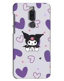 Чехол для Meizu X8 с картинкой «Kuromi и лавандовые сердца» Чехол для Meizu X8 с картинкой «Kuromi и лавандовые сердца»