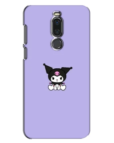 Чехол для Meizu X8 с картинкой «Kuromi — фиолетовый минимализм»