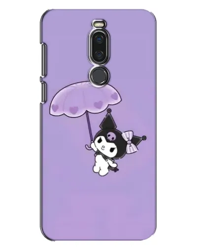 Чехол для Meizu X8 с картинкой «Kuromi с зонтиком»