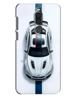 Чехол для Meizu X8 с картинкой «Вид сверху — BMW M»