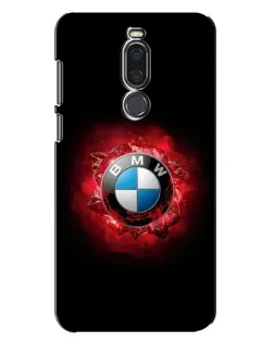 Чехол для Meizu X8 с картинкой «Логотип BMW — вспышка»