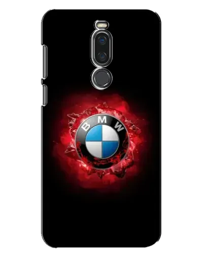 Чехол для Meizu X8 с картинкой «Логотип BMW — вспышка»