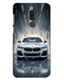 Чехол для Meizu X8 с картинкой «BMW в свете фар»