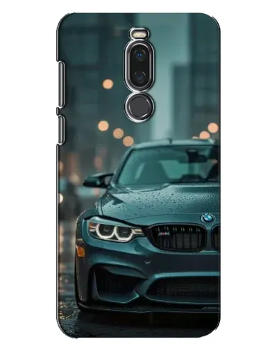 Чехол для Meizu X8 с картинкой «BMW в огнях города»