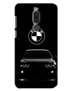 Чехол для Meizu X8 с картинкой «BMW — взгляд из темноты»