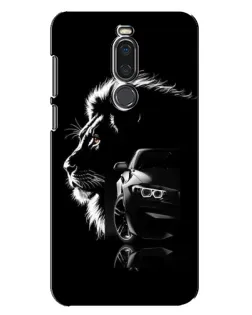 Чехол для Meizu X8 с картинкой «BMW и лев»