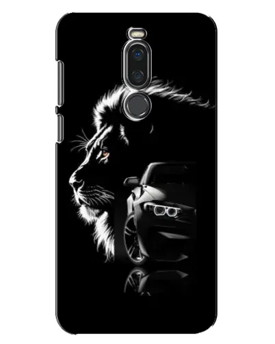 Чехол для Meizu X8 с картинкой «BMW и лев»