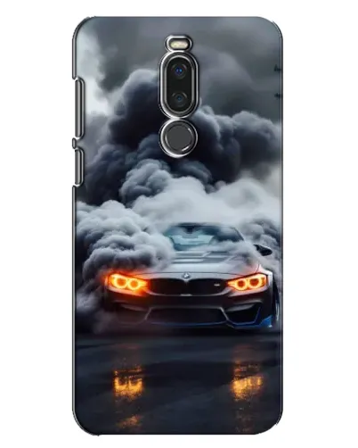 Чехол для Meizu X8 с картинкой «BMW в дыму»