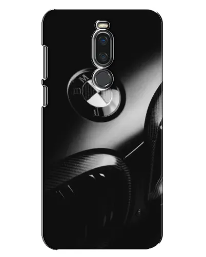 Чехол для Meizu X8 с картинкой «Эмблема BMW — макро»