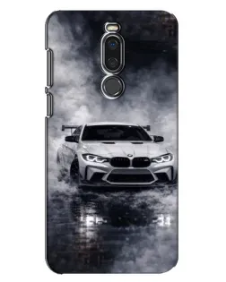 Чехол для Meizu X8 с картинкой «BMW сквозь туман»