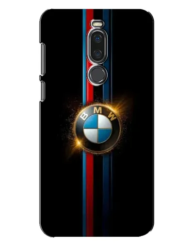 Чехол для Meizu X8 с картинкой «BMW M-Power неон»