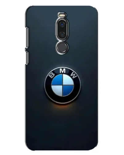 Чехол для Meizu X8 с картинкой «Логотип BMW — минимализм»