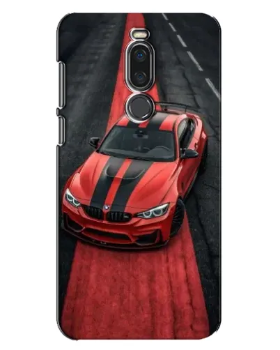 Чехол для Meizu X8 с картинкой «BMW на красной дорожке»