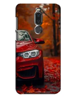 Чехол для Meizu X8 с картинкой «Осенняя BMW M4»