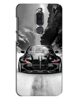 Чохол для Meizu X8 з картинкою «BMW — акварельний дрифт» Чохол для Meizu X8 з картинкою «BMW — акварельний дрифт»