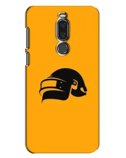 Чехол для Meizu X8 с картинкой «PUBG — золотой шлем»