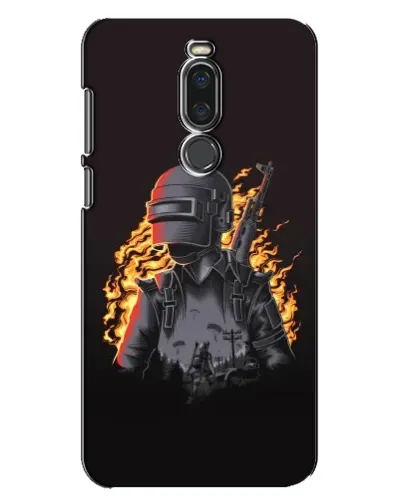 Чехол для Meizu X8 с картинкой «PUBG — огненный силуэт» Чехол для Meizu X8 с картинкой «PUBG — огненный силуэт»