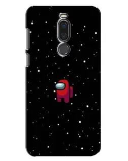 Чехол для Meizu X8 с картинкой «Красный Among Us»
