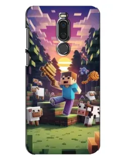Чохол для Meizu X8 з картинкою «Стів на фермі» Чохол для Meizu X8 з картинкою «Стів на фермі»