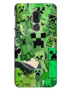 Чохол для Meizu X8 з картинкою «Кріпери Minecraft» Чохол для Meizu X8 з картинкою «Кріпери Minecraft»