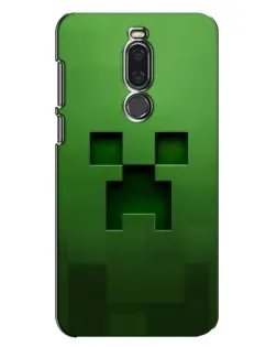 Чехол для Meizu X8 с картинкой «Крипер микро-дизайн»