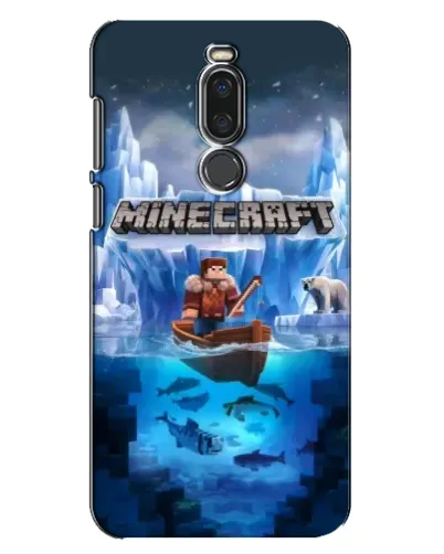 Чехол для Meizu X8 с картинкой «Minecraft ледяной мир» Чехол для Meizu X8 с картинкой «Minecraft ледяной мир»