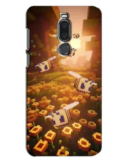 Чехол для Meizu X8 с картинкой «Поле подсолнухов»