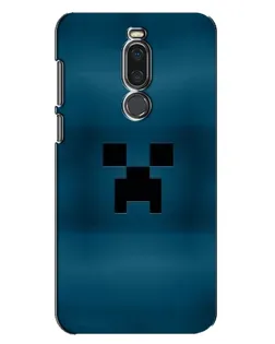 Чехол для Meizu X8 с картинкой «Крипер текстура»