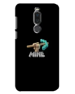 Чехол для Meizu X8 с картинкой «Алмазная кирка»