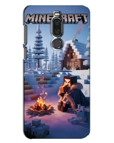 Чехол для Meizu X8 с картинкой «Зимний Minecraft» Чехол для Meizu X8 с картинкой «Зимний Minecraft»