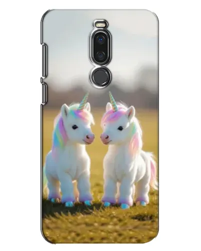 Чехол для Meizu X8 с картинкой «Пара единорогов»