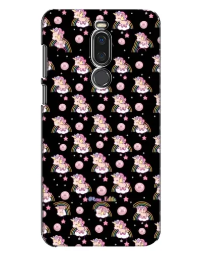 Чехол для Meizu X8 с картинкой «Magic Unicorn паттерн»