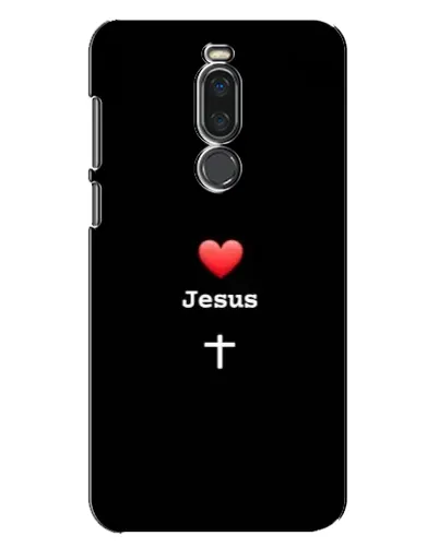 Чехол для Meizu X8 с картинкой «Сердце - Jesus»