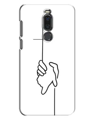 Чехол для Meizu X8 с картинкой «Рука держит»