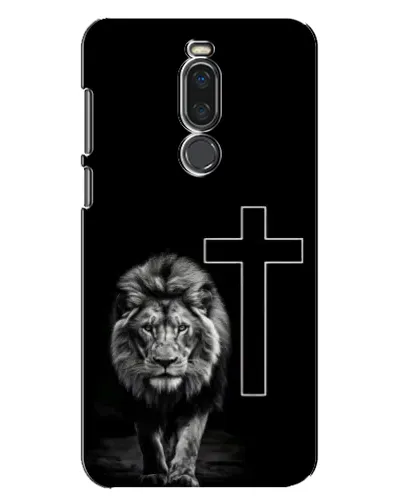 Чехол для Meizu X8 с картинкой «Лев и Крест»