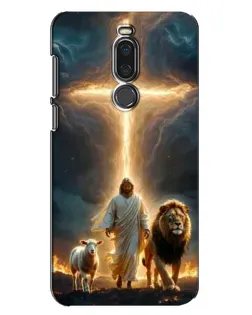 Чехол для Meizu X8 с картинкой «Лев Иуды и Свет» Чехол для Meizu X8 с картинкой «Лев Иуды и Свет»