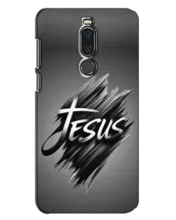Чехол для Meizu X8 с картинкой «Надпись Jesus Graffiti»