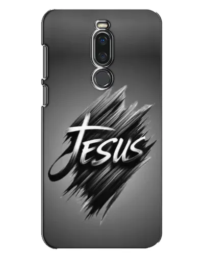 Чехол для Meizu X8 с картинкой «Надпись Jesus Graffiti»