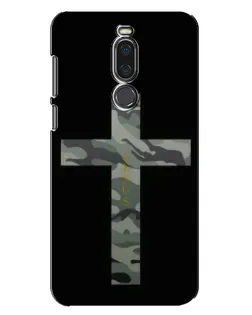 Чехол для Meizu X8 с картинкой «Милитари Крест»