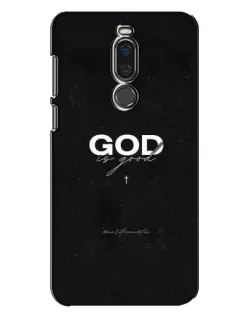 Чехол для Meizu X8 с картинкой «GOD — Бог над всем»