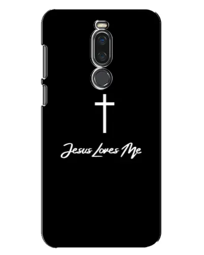 Чехол для Meizu X8 с картинкой «Иисус любит тебя»