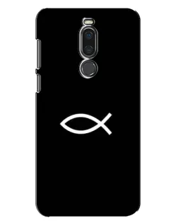 Чохол для Meizu X8 з картинкою «Символ риби Jesus»