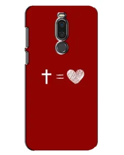 Чохол для Meizu X8 з картинкою «Рівняння любові»